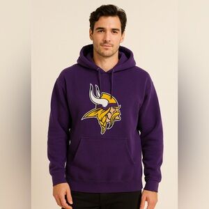 Purple Hoodie with Minnesota Viking Logo